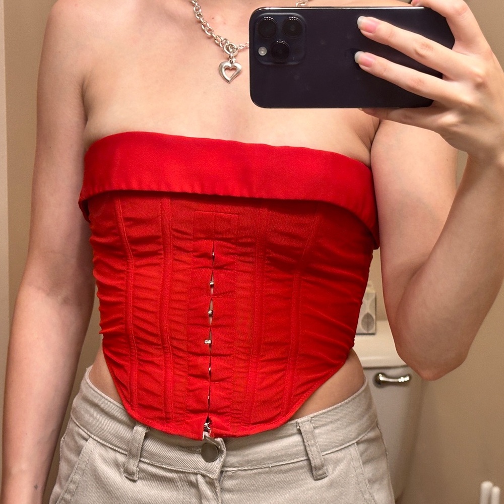 White fox boutique corset